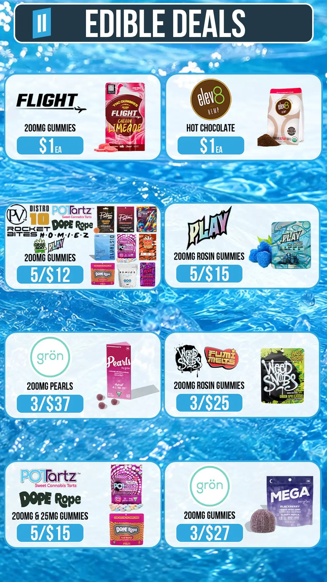 Current Eleven Cannabis edible deals